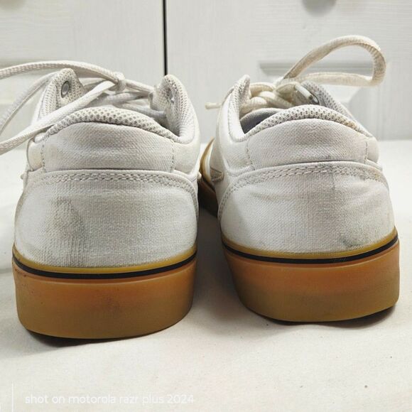 Men's NIKE SB Chron 2 Canvas 'White Gum' Skate Shoes Lace-Up Sneakers US Size 8 - Picture 8 of 11